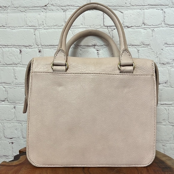 Raoul Top Handle Blush Pink Leather Handbag - Picture 3 of 15